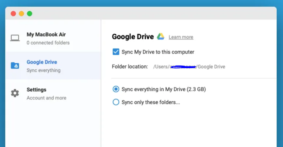 how to back up google drive 3