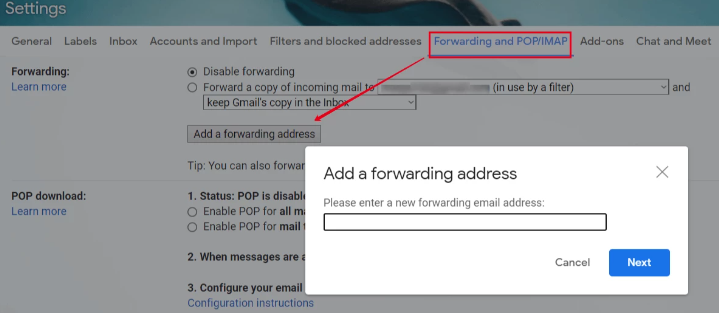 taking gmail backup forwarding emails option 3   1