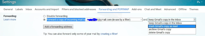 taking gmail backup forwarding emails option 3   2